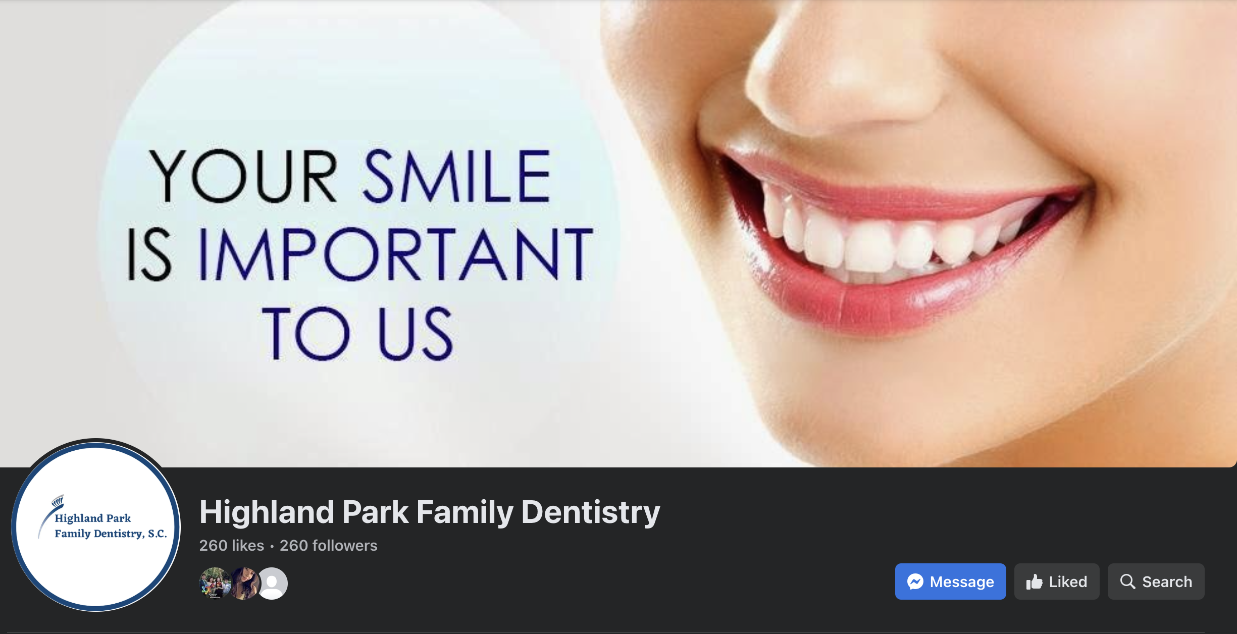 Follow Highland Park Family Dentistry on Facebook